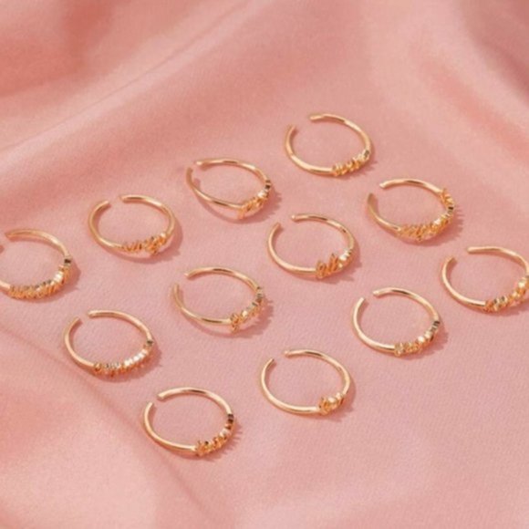 ⭐️❤️ FREE Zodiac Horoscope Sign Street Boho Stars Hipster Hippie Sky Sign Ring - Picture 3 of 8